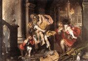 BAROCCI, Federico Fiori Aeneas' Flight from Troy Germany oil painting reproduction